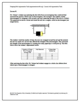 Example Redesign of Lesson document